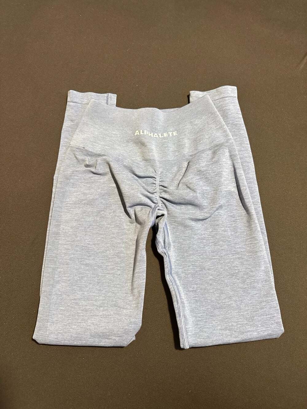 Alphalete Amplify Seamless Leggings Light Blue Marl Size XS